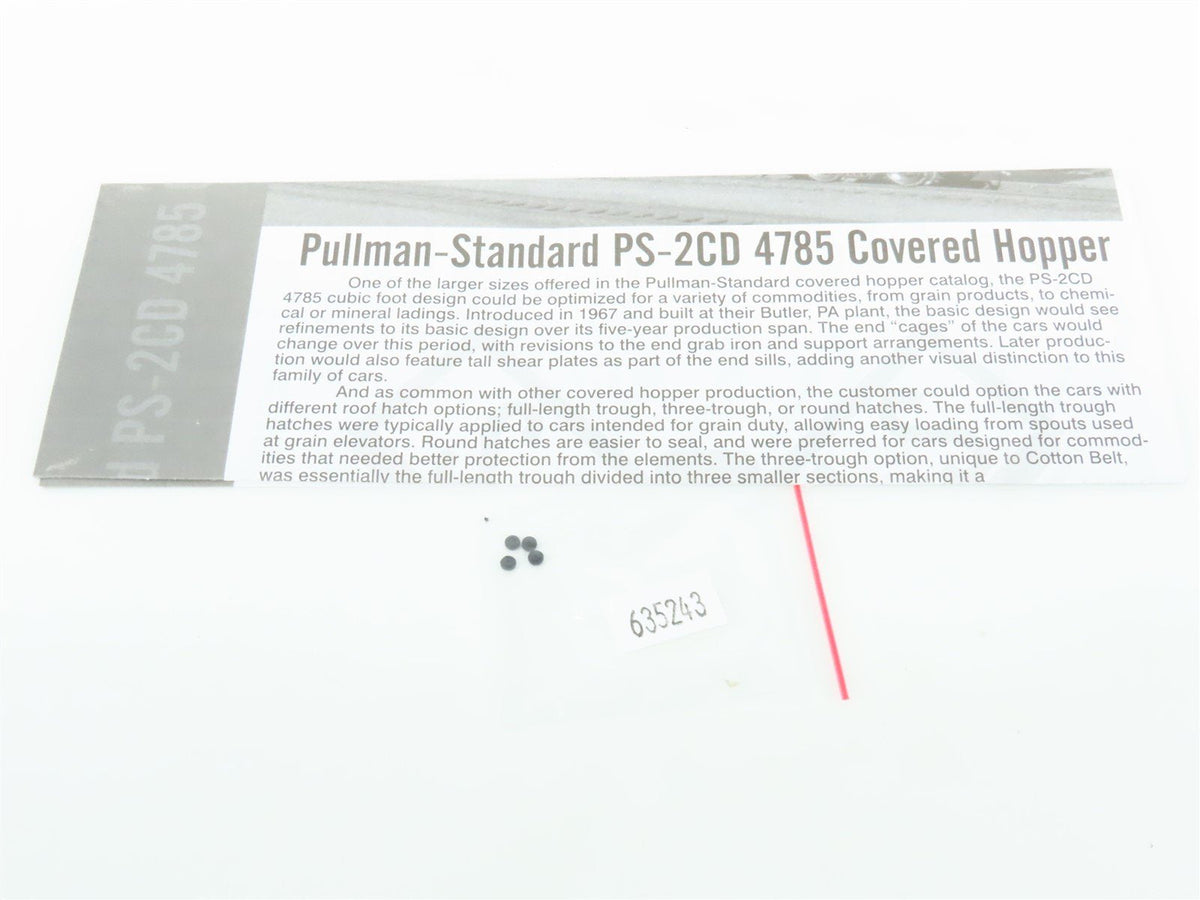 HO Scaletrains Rivet Counter SXT30735 CR Conrail 3-Bay Covered Hopper #886965