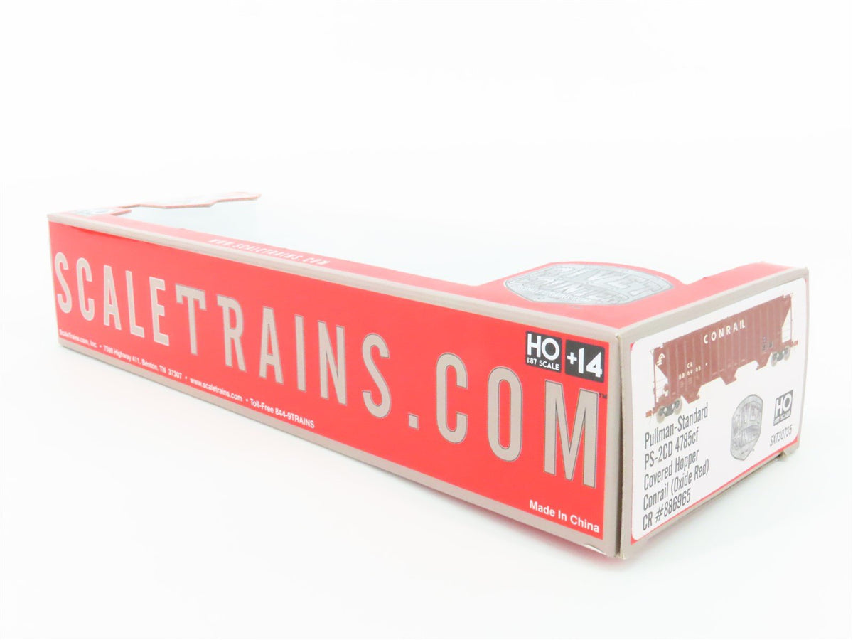 HO Scaletrains Rivet Counter SXT30735 CR Conrail 3-Bay Covered Hopper #886965