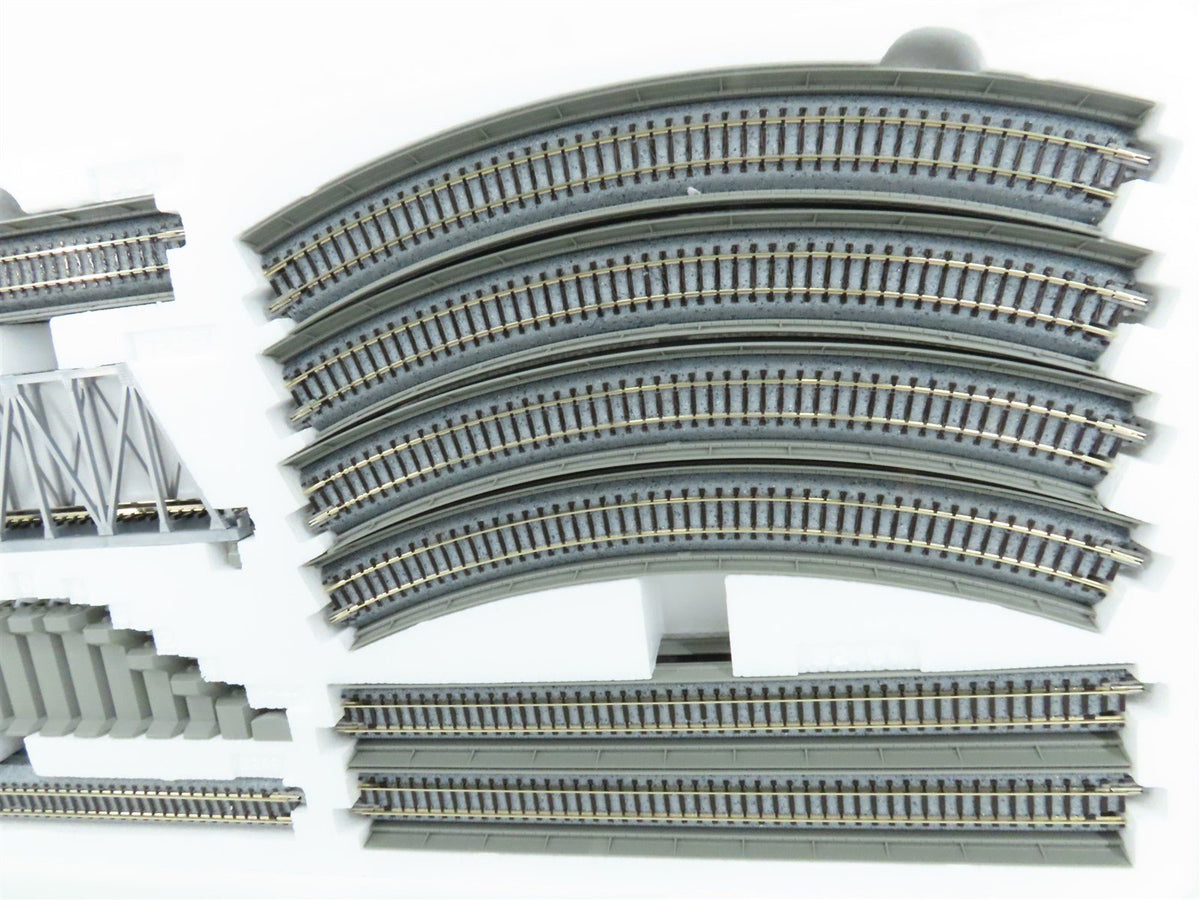 N KATO Unitrack 20-861-1 Single Track Viaduct Set V2 w/ Truss Bridge &amp; Piers