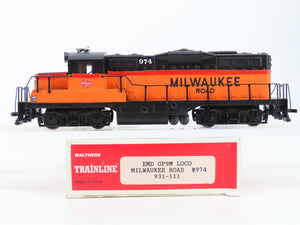 HO Scale Walthers 931-111 MILW Milwaukee Road GP9M Diesel Loco #974 Customized