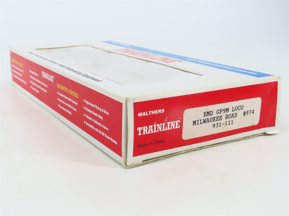 HO Scale Walthers 931-111 MILW Milwaukee Road GP9M Diesel Loco #974 Customized