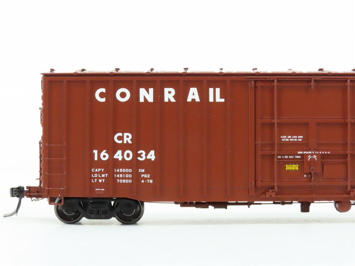 HO Scale Tangent 14018-02 CR Conrail Railroad Single Door Box Car #164034