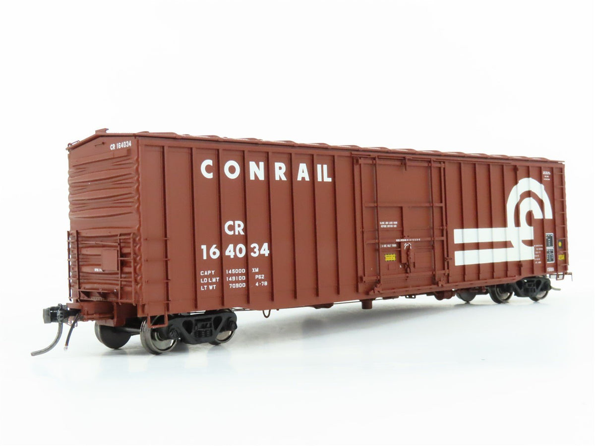 HO Scale Tangent 14018-02 CR Conrail Railroad Single Door Box Car #164034