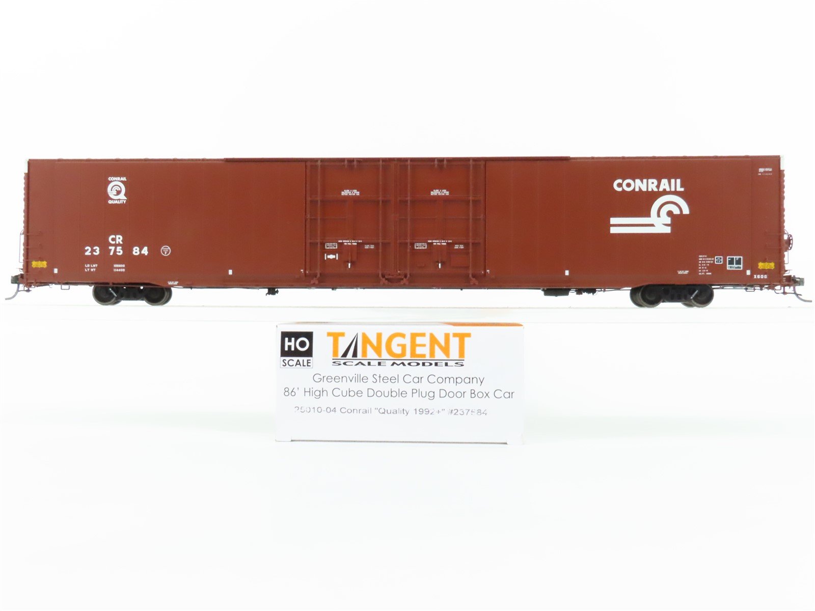 HO Scale Tangent 25010-04 CR Conrail 86' High Cube Double Door Box Car #237584