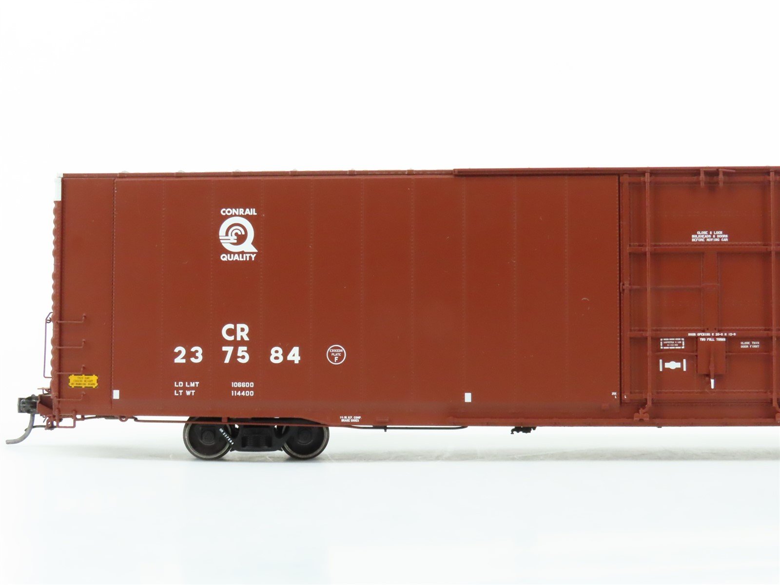 HO Scale Tangent 25010-04 CR Conrail 86' High Cube Double Door Box Car #237584