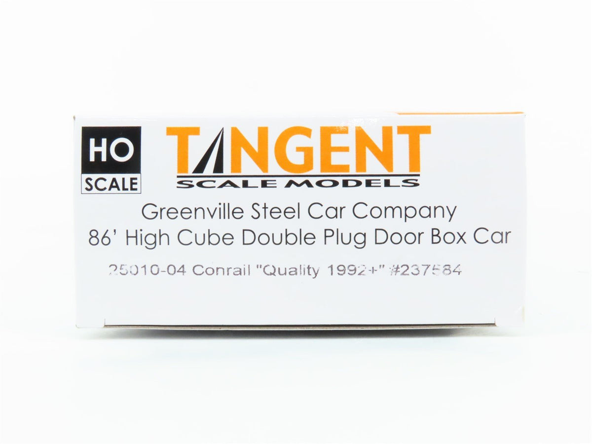 HO Scale Tangent 25010-04 CR Conrail 86&#39; High Cube Double Door Box Car #237584
