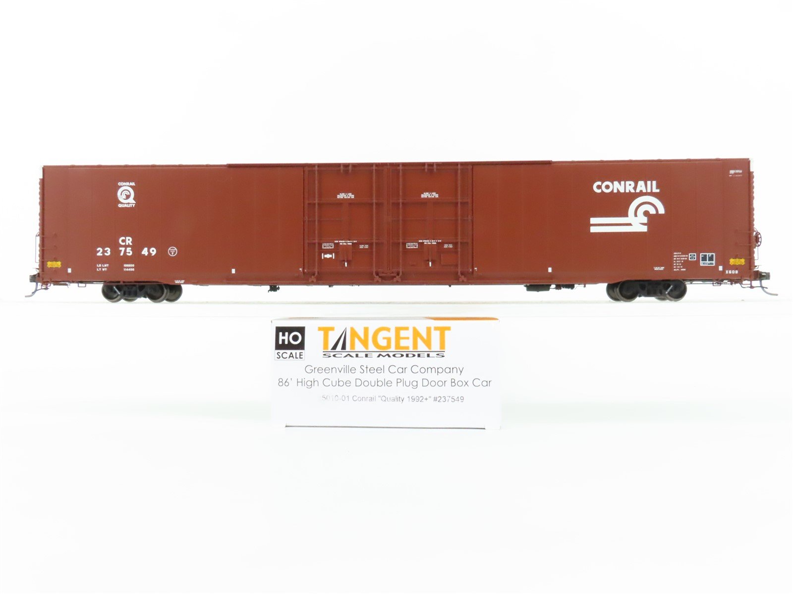 HO Scale Tangent 25010-01 CR Conrail 86' High Cube Double Door Box Car #237549