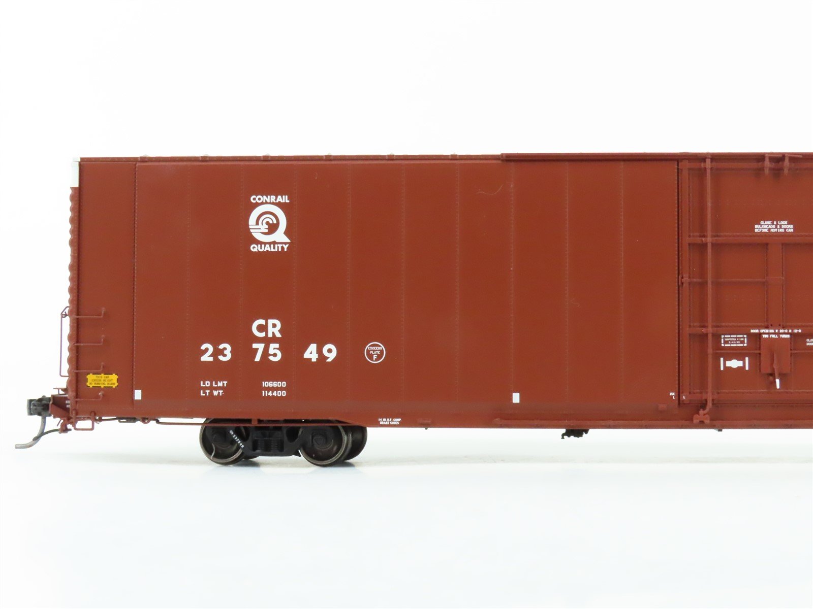 HO Scale Tangent 25010-01 CR Conrail 86' High Cube Double Door Box Car #237549