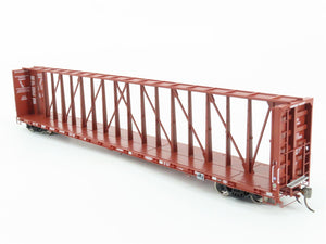 HO Rapido 174002-6 BNSF Burlington Northern Santa Fe Centerbeam Flat Car #563181