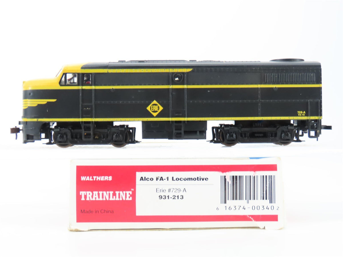 HO Scale Walthers 931-213 Erie Railway Alco FA-1 Diesel Locomotive #729A