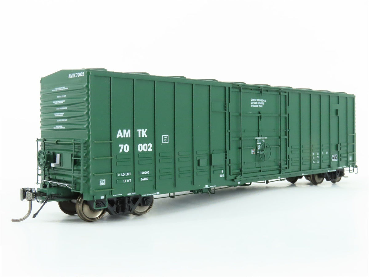 HO Scale Rapido 137006-1 AMTK Amtrak Single Door Box Car #70002