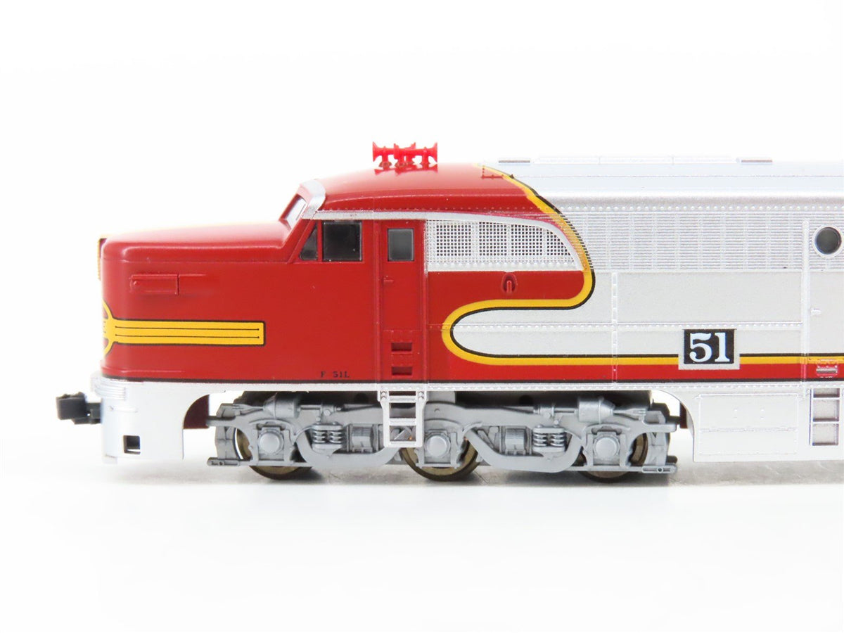 N KATO 106-0501 ATSF &quot;Warbonnet&quot; ALCO PA-1/PB-1 Diesel Set #51L/A - DCC Ready