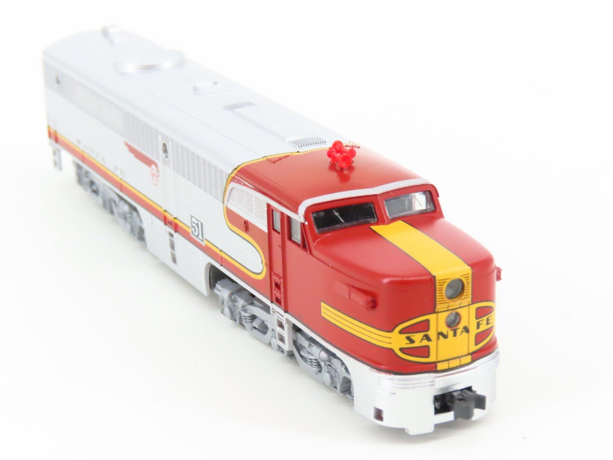 N KATO 106-0501 ATSF &quot;Warbonnet&quot; ALCO PA-1/PB-1 Diesel Set #51L/A - DCC Ready