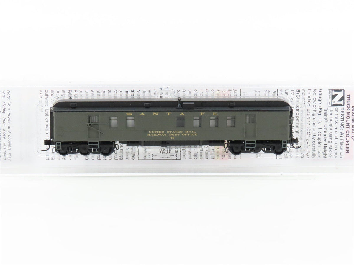 N Scale Micro-Trains MTL 14000041 ATSF Santa Fe Heavyweight RPO Passenger #78