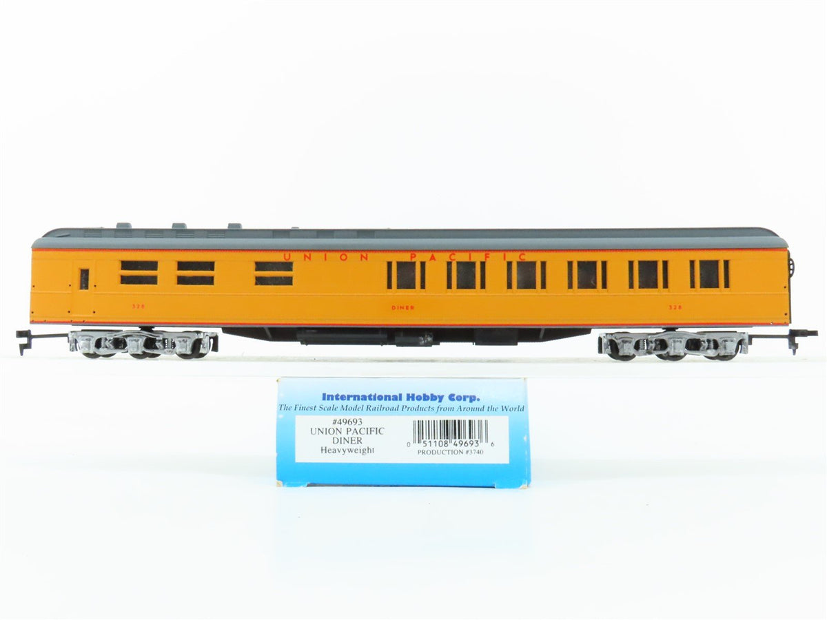 HO Scale IHC 49693 UP Union Pacific Railroad Diner Heavyweight Passenger #328