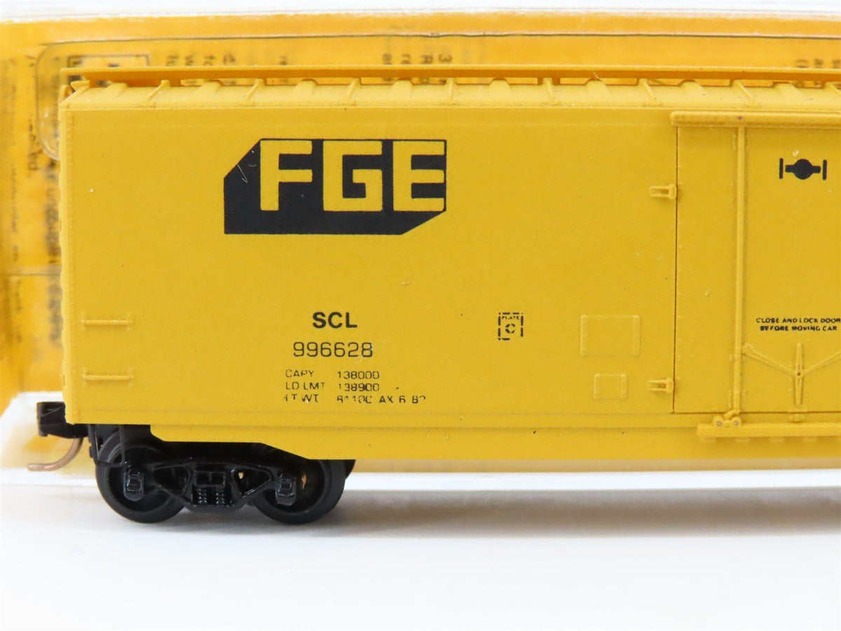 N Scale Micro-Trains/Kadee SCL FGE Gold 50&#39; Single Door Boxcar #996628 CUSTOM