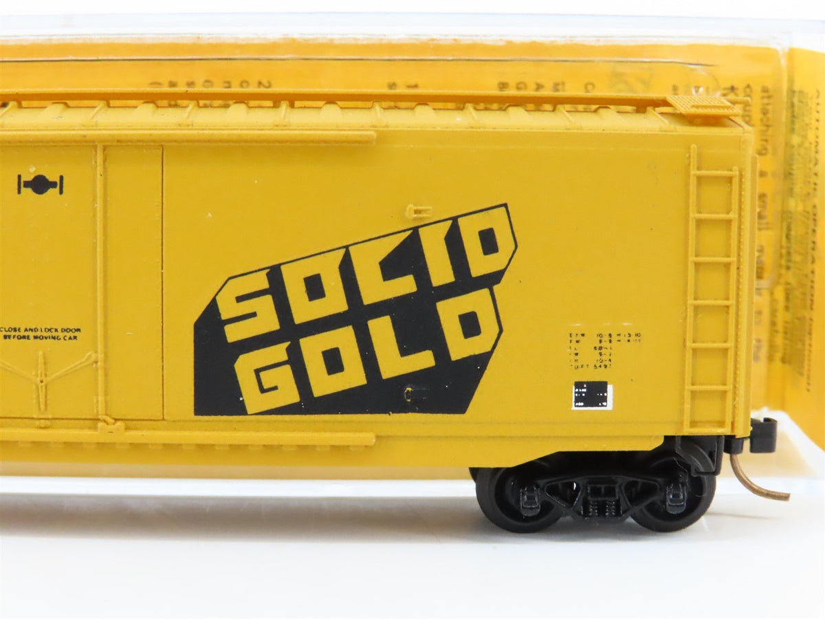 N Scale Micro-Trains/Kadee SCL FGE Gold 50&#39; Single Door Boxcar #996628 CUSTOM