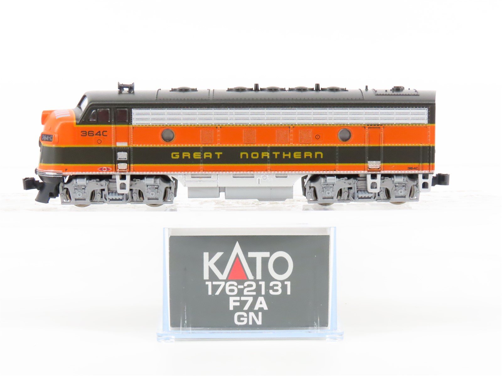 N Scale KATO 176-2131 GN Great Northern EMD F7A Diesel #364C - DCC Ready