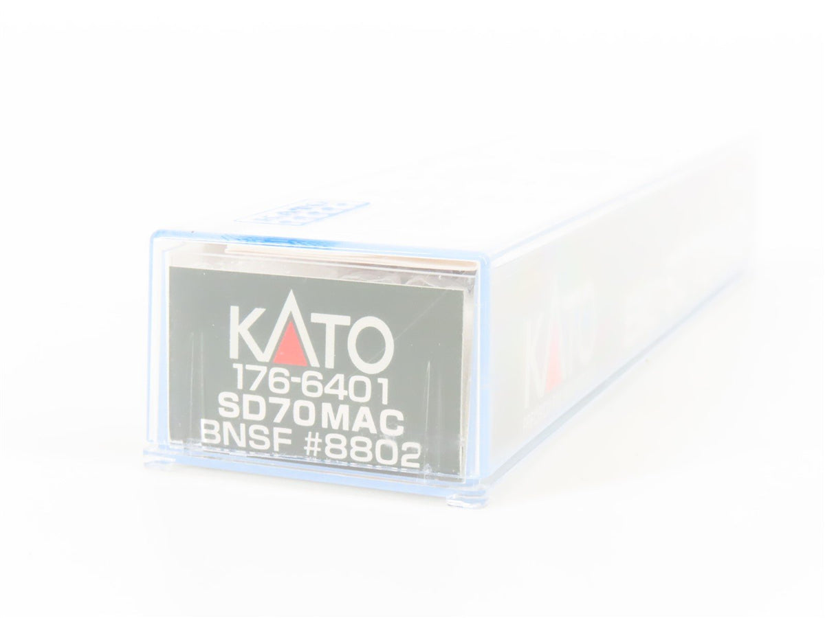 N Scale KATO 176-6401 BNSF Railway EMD SD70MAC Diesel #8802 - DCC Ready
