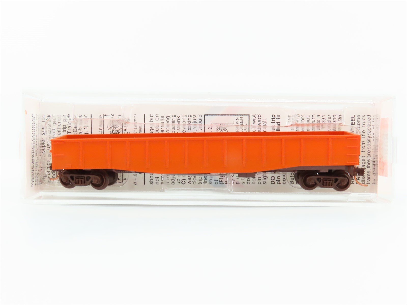 N Scale Micro-Trains MTL Special Run NSC 02-78 Unlettered Amtrak MOW Gondola