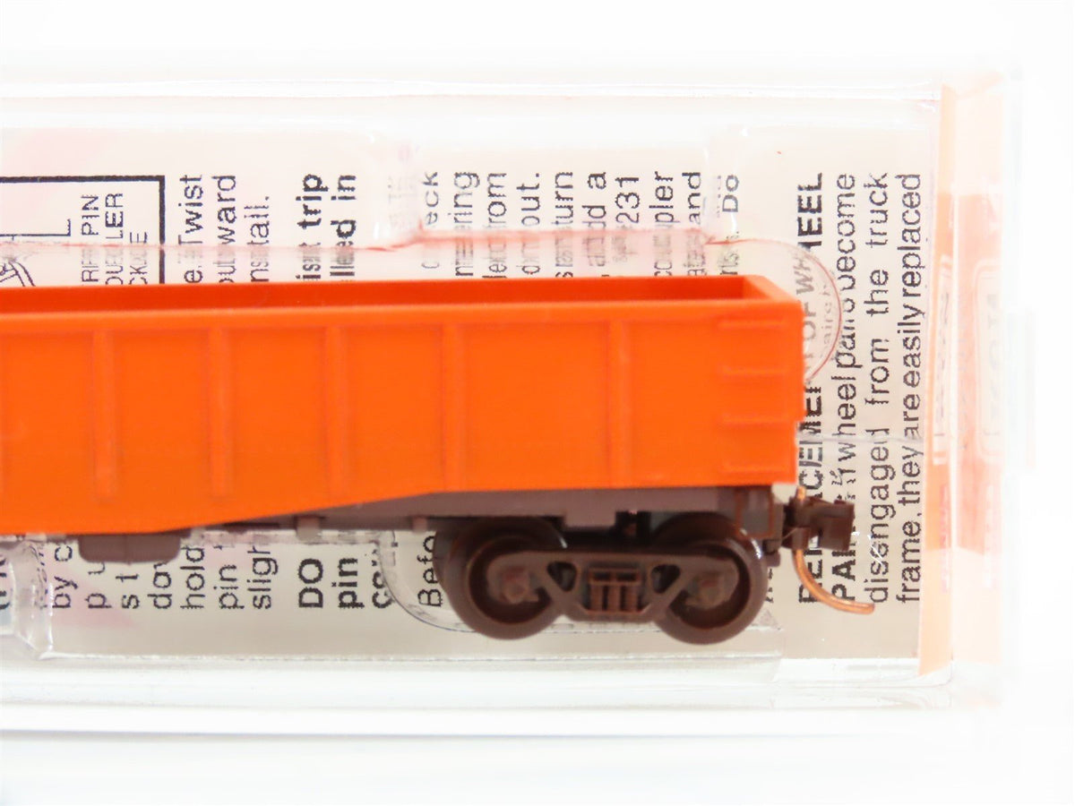 N Scale Micro-Trains MTL Special Run NSC 02-78 Unlettered Amtrak MOW Gondola