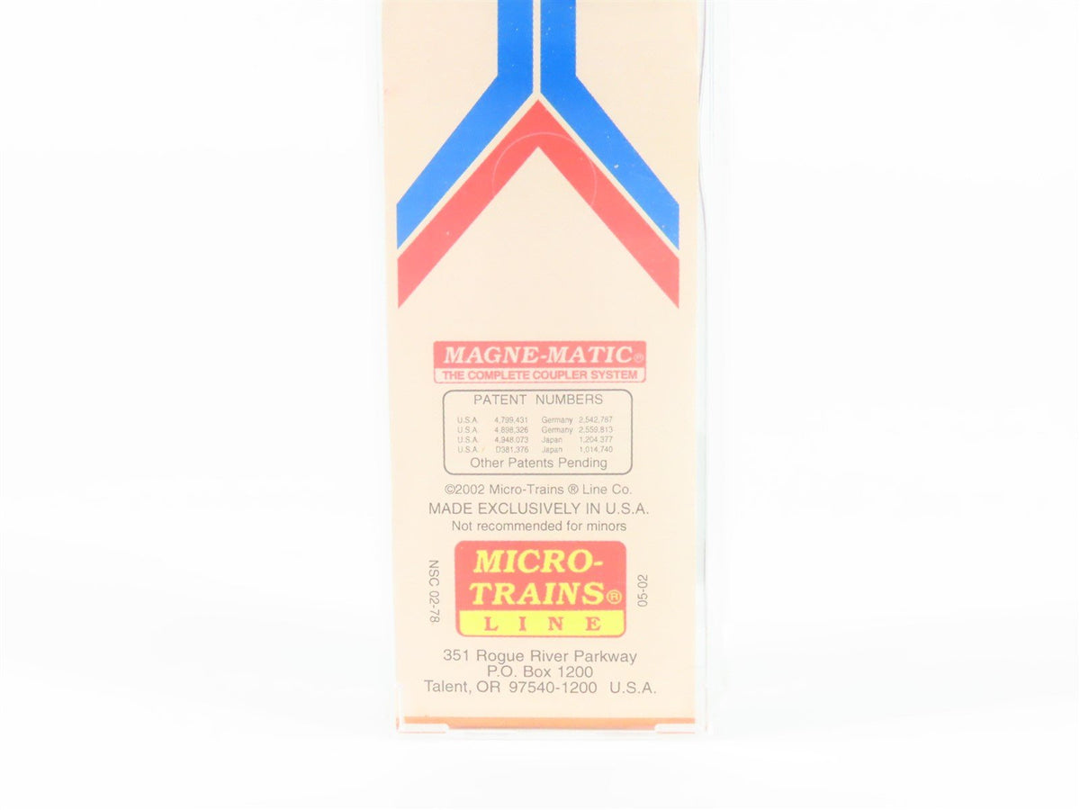 N Scale Micro-Trains MTL Special Run NSC 02-78 Unlettered Amtrak MOW Gondola