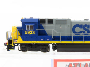 N Scale Atlas 48710 CSX Transportation GE Dash 8-40B Diesel #5933 - DCC Ready
