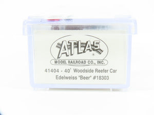 N Scale Atlas 41404 URT Edelweiss Beer 40' Woodside Reefer #18303