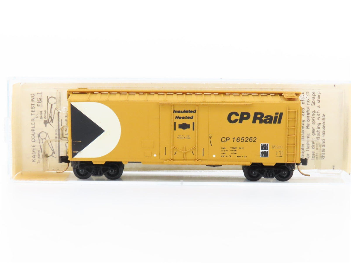 N Micro-Trains/Kadee 21030 CP Rail 40&#39; Single Door Boxcar #165262 CUSTOM