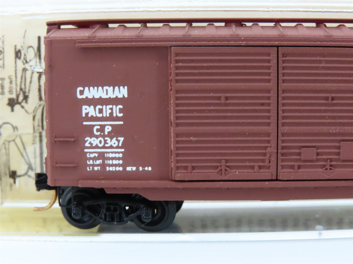 N Micro-Trains/Kadee 23090 CP Railway 40&#39; Single Door Boxcar #290367 CUSTOM