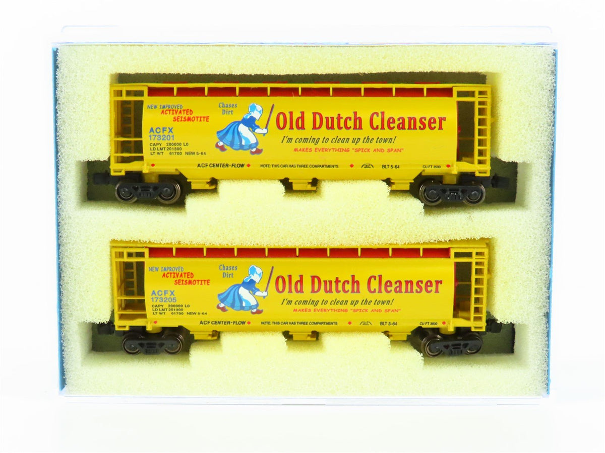 Z Scale Full Throttle FT1042 ACFX Old Dutch Cleanser 3 Bay Hopper Set #1