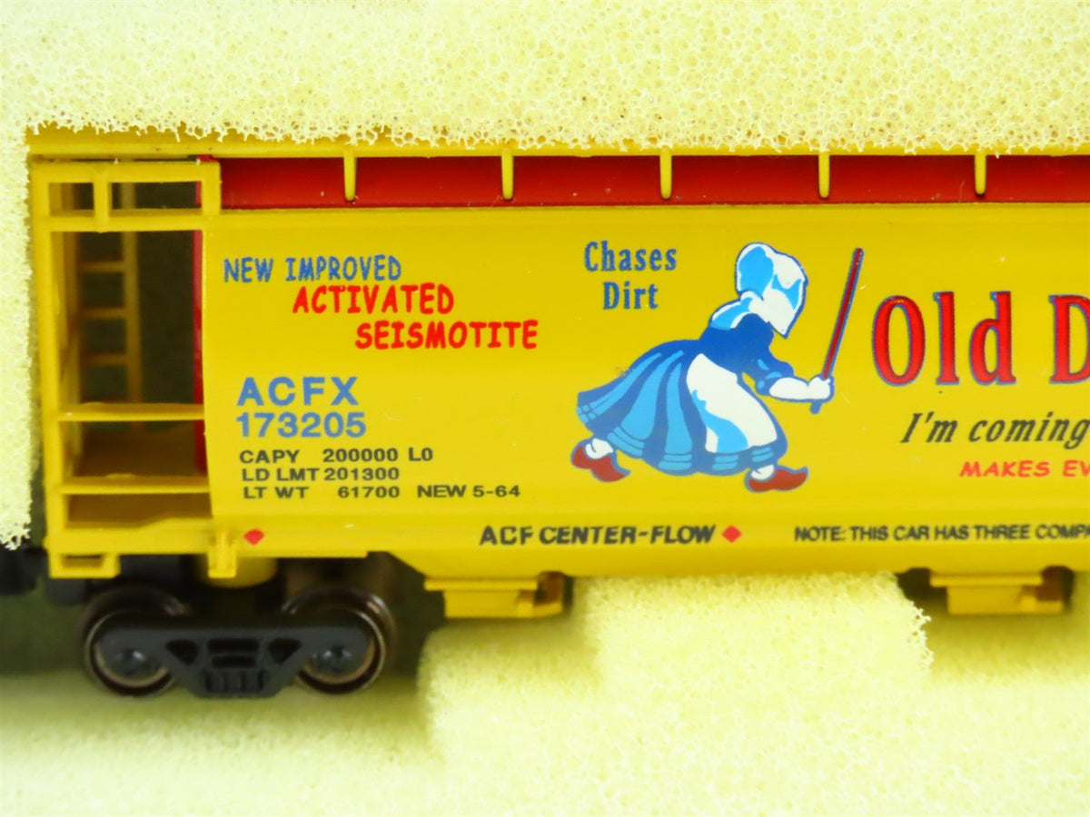 Z Scale Full Throttle FT1042 ACFX Old Dutch Cleanser 3 Bay Hopper Set #1