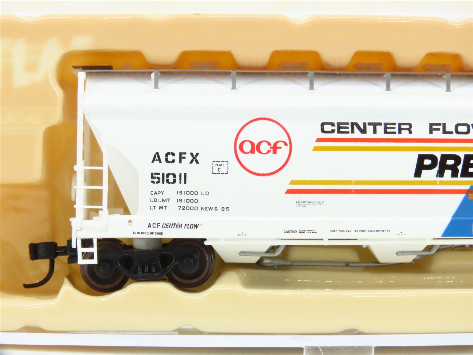 N Scale Atlas 400001 ACFX Pressureaide ACF Center Flow Hopper Demonstrator 51011