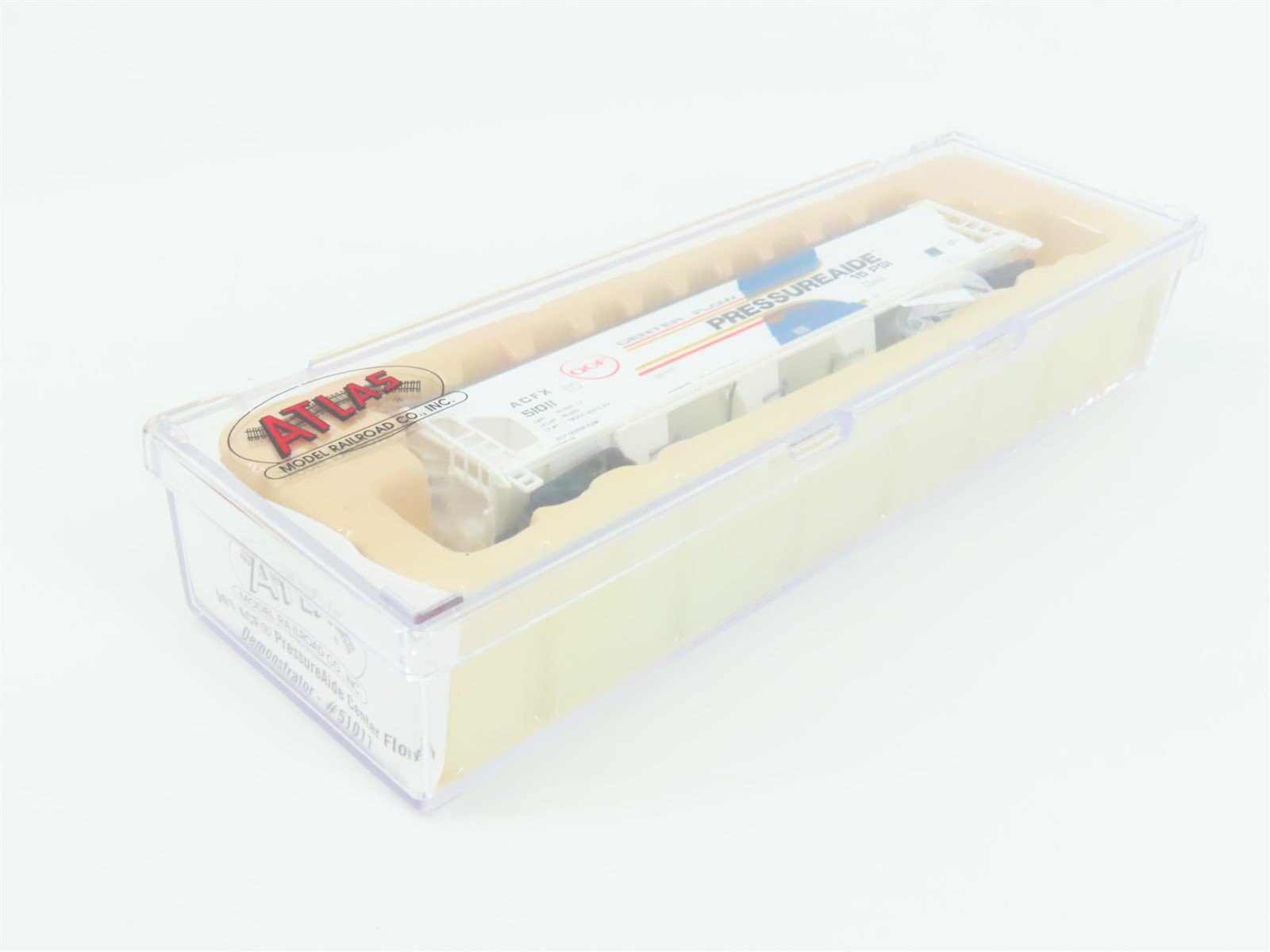 N Scale Atlas 400001 ACFX Pressureaide ACF Center Flow Hopper Demonstrator 51011