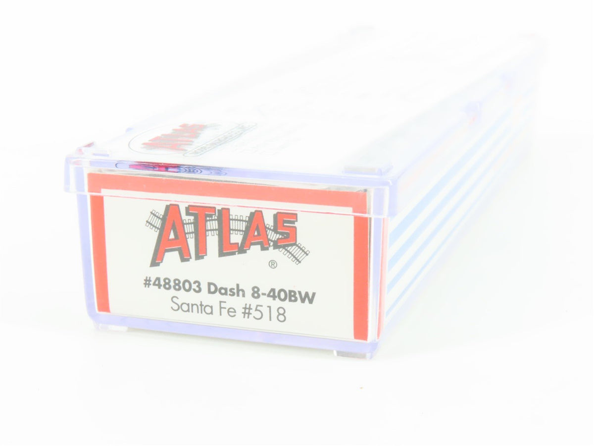 N Scale Atlas 48803 ATSF Santa Fe GE Dash 8-40BW Diesel #518 - DCC Ready