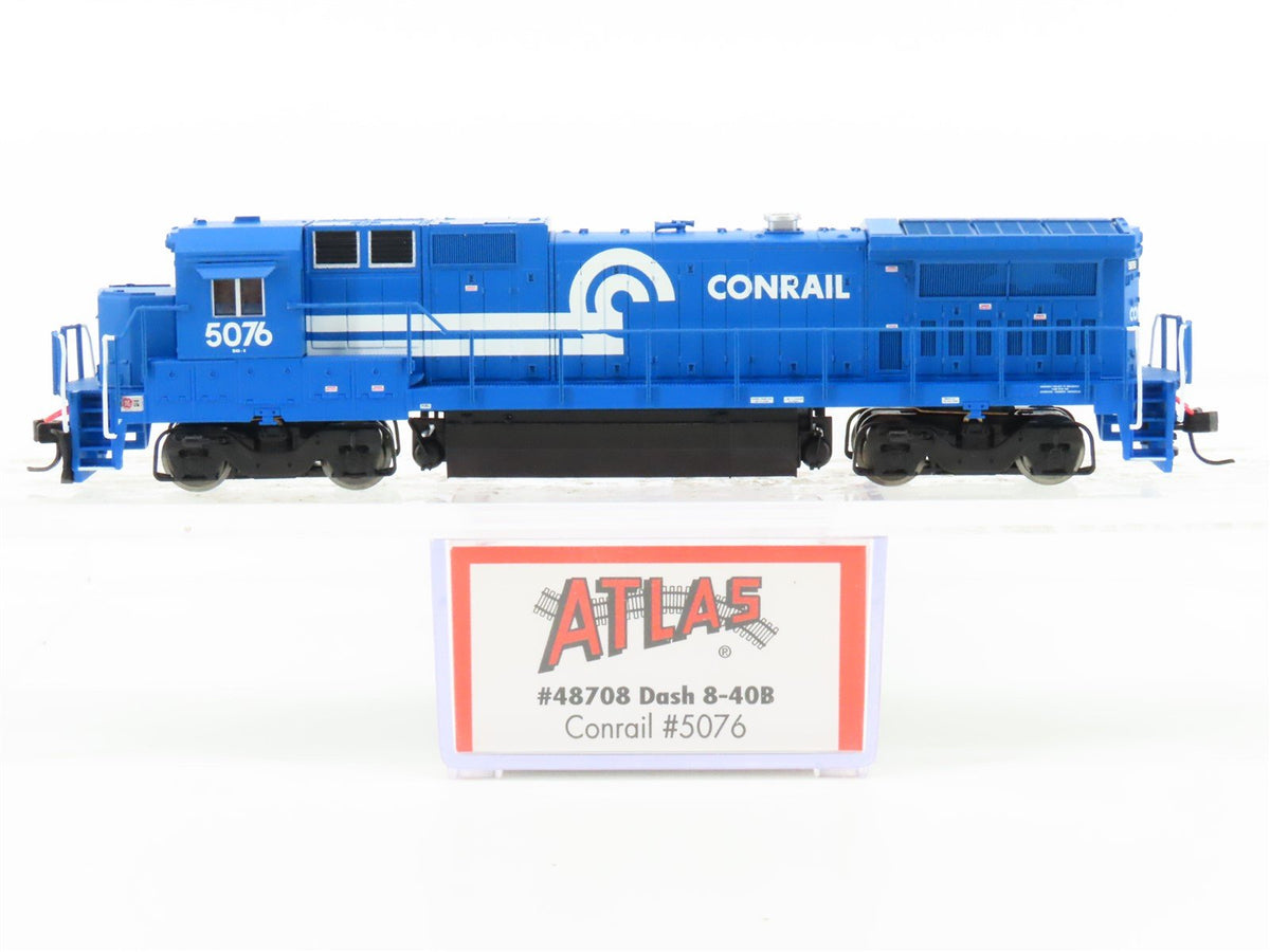 N Scale Atlas 48708 CR Conrail GE Dash 8-40B Diesel #5076 - DCC Ready