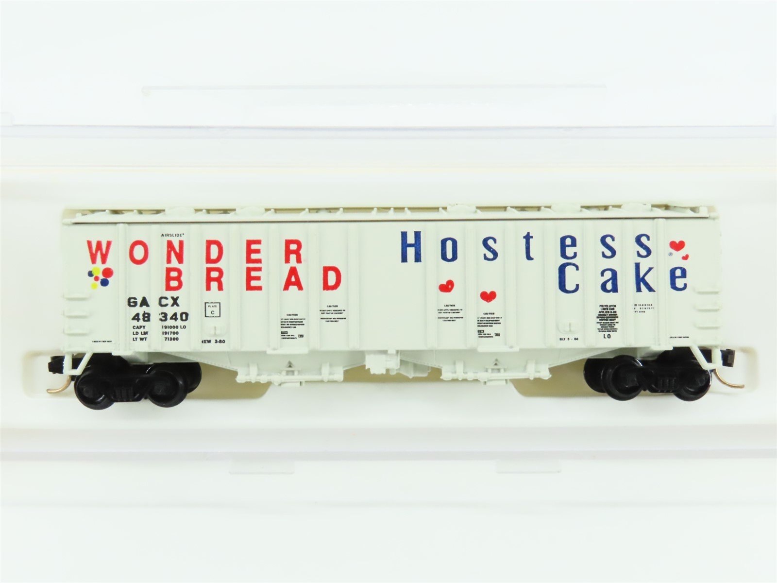 N Delaware Valley GACX Wonder Bread Hostess Cake 50' Airslide Hopper #48340