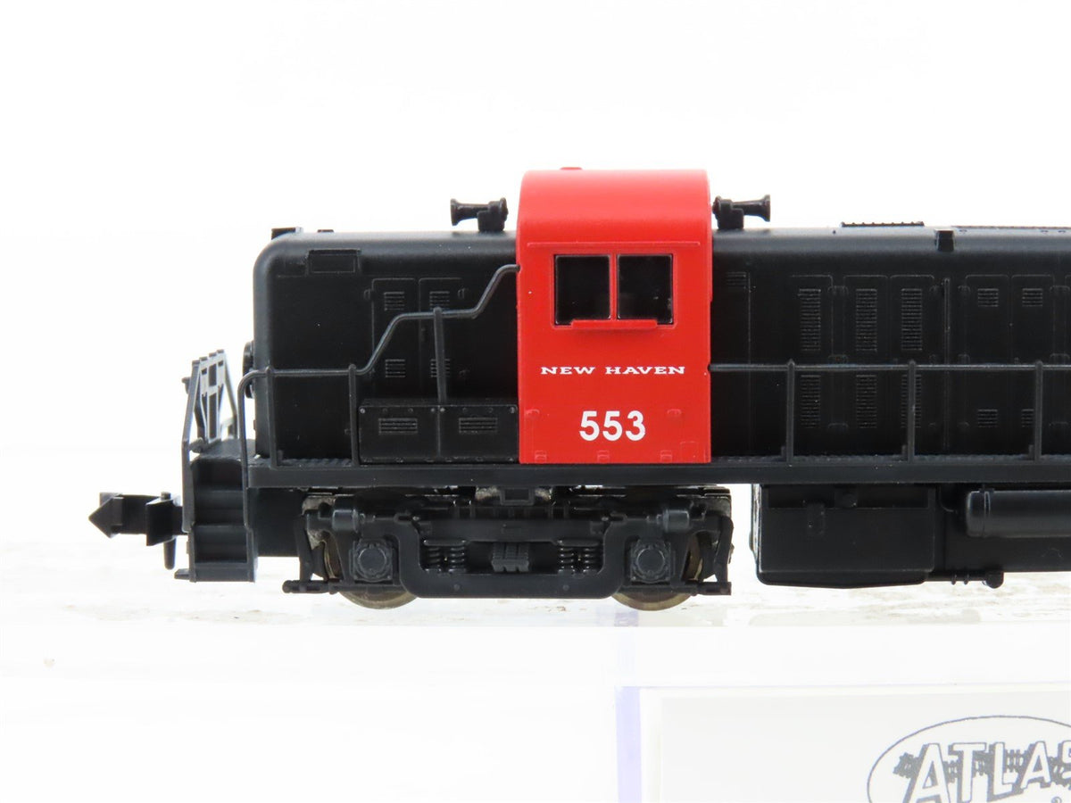 N Scale Atlas 42007 NH New Haven &quot;McGinnis&quot; ALCO RS-3 Diesel Locomotive #553