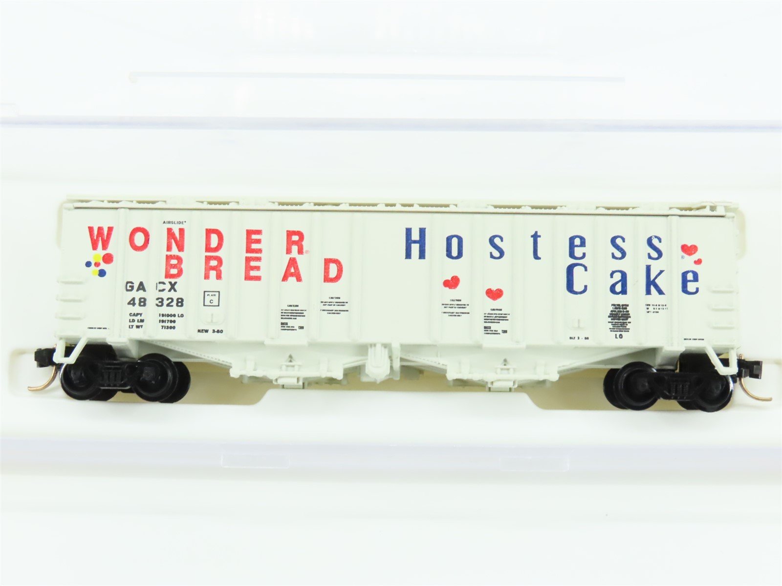 N Delaware Valley GACX Wonder Bread Hostess Cake 50' Airslide Hopper #48328