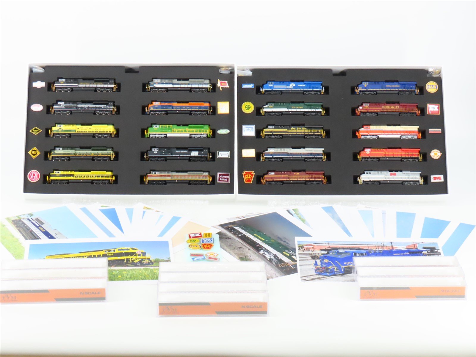 N Scale Fox Valley NS Norfolk Southern Heritage Series Diesels 20-Unit Set