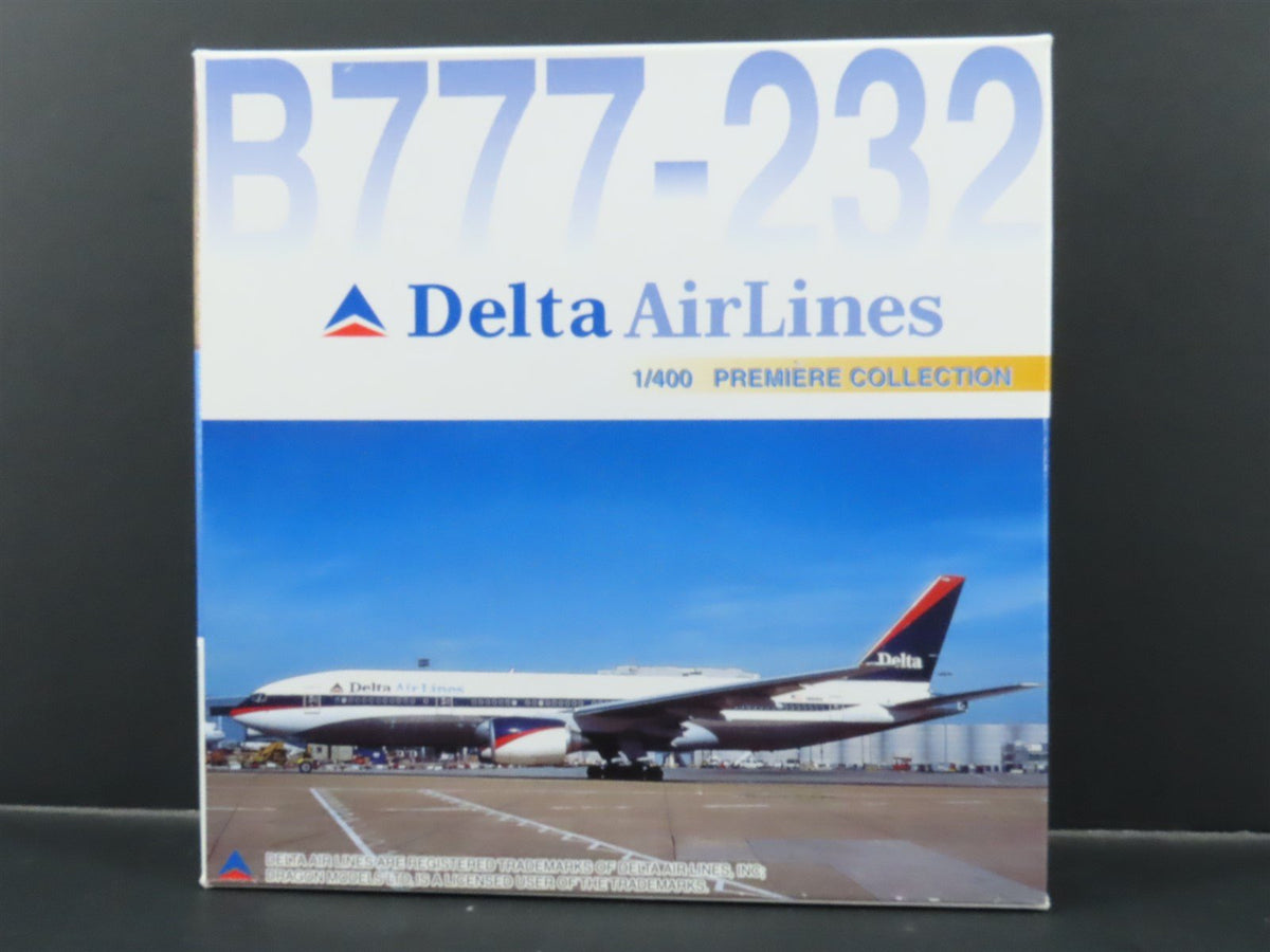 1:400 Scale Dragon Wings 55237 Die-Cast Delta Boeing B777-232 Aircraft N866DA