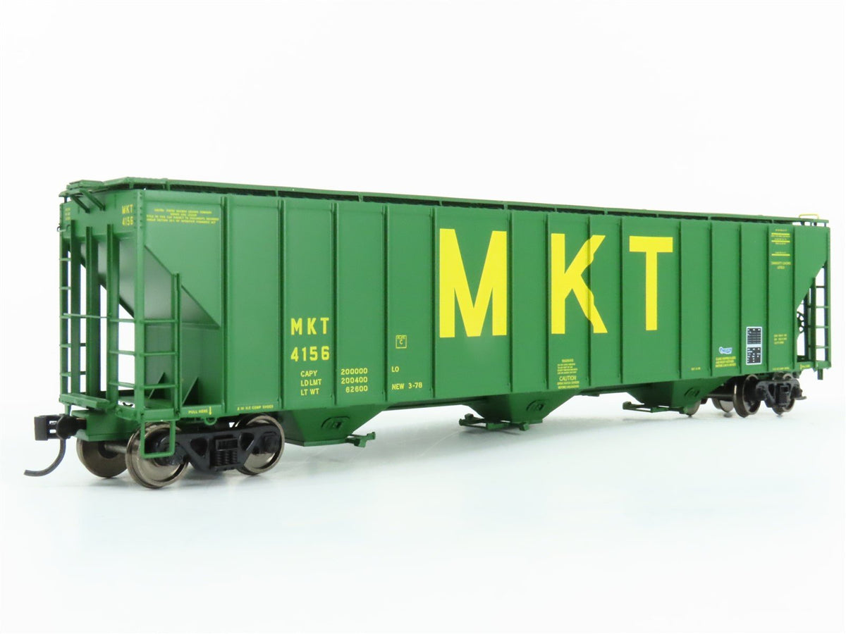HO Walthers Proto 920106138 MKT Missouri Kansas Texas 3 Bay Covered Hopper #4156
