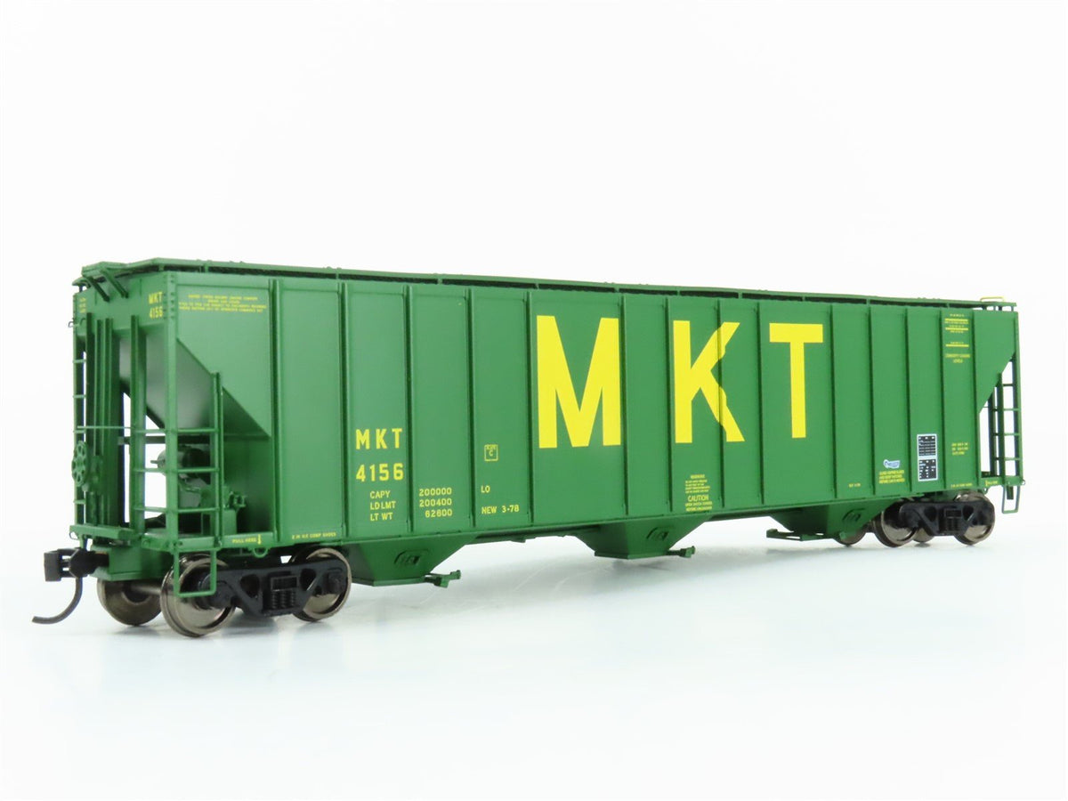 HO Walthers Proto 920106138 MKT Missouri Kansas Texas 3 Bay Covered Hopper #4156