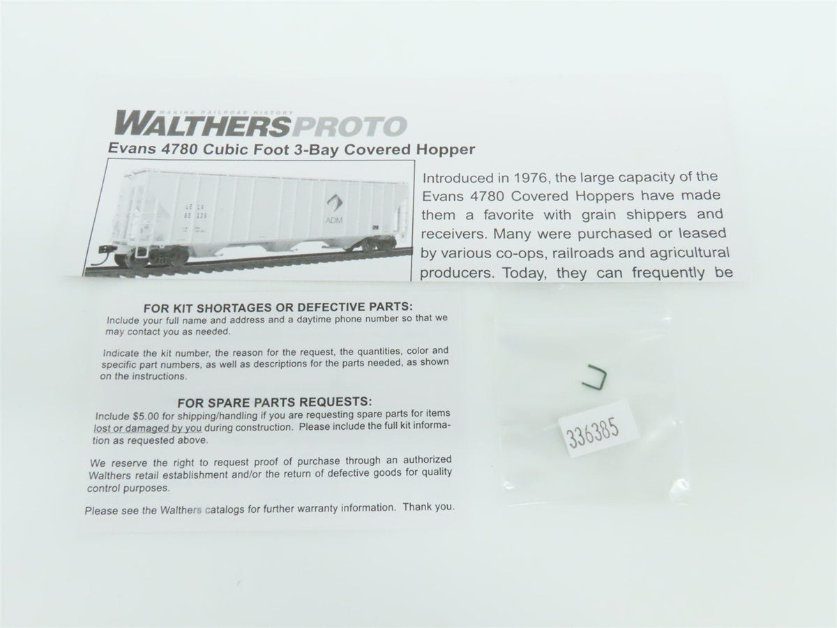 HO Walthers Proto 920106138 MKT Missouri Kansas Texas 3 Bay Covered Hopper #4156