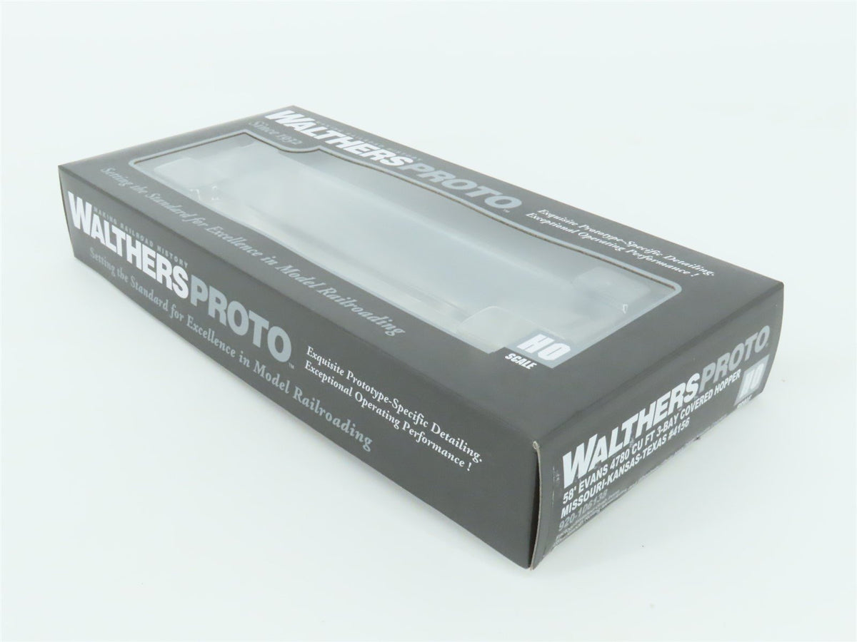 HO Walthers Proto 920106138 MKT Missouri Kansas Texas 3 Bay Covered Hopper #4156
