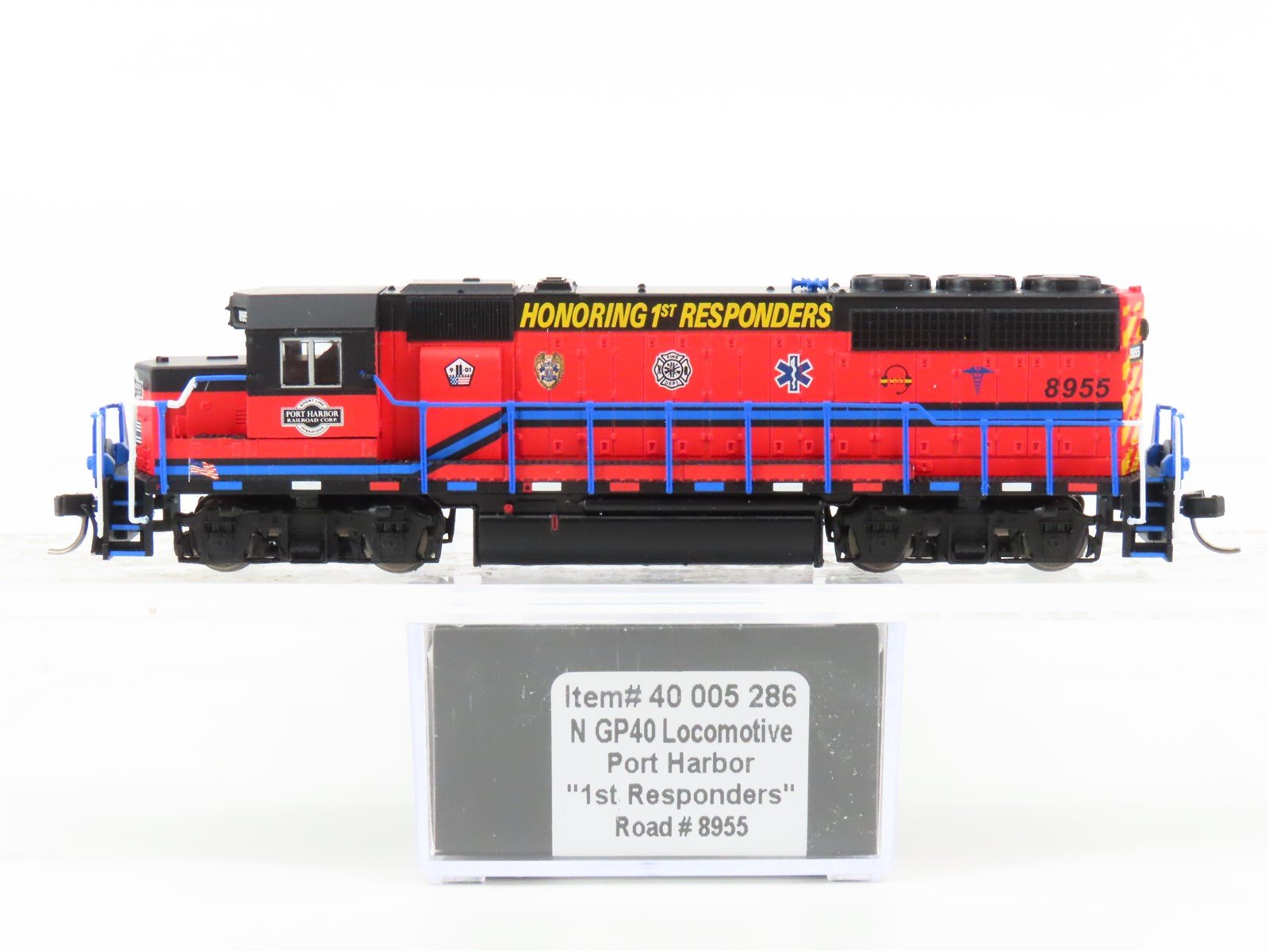 N Atlas Master Gold 40005286 PHRR "1st Responders" GP40 Diesel w/ DCC & Sound