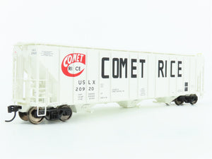 HO Walthers Proto 920106128 USLX Comet Rice 58' 3 Bay Covered Hopper #20920