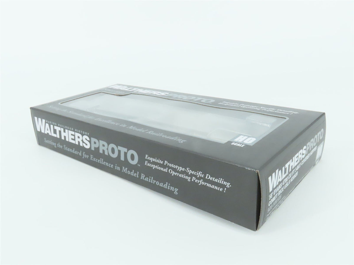 HO Walthers Proto 920106128 USLX Comet Rice 58&#39; 3 Bay Covered Hopper #20920