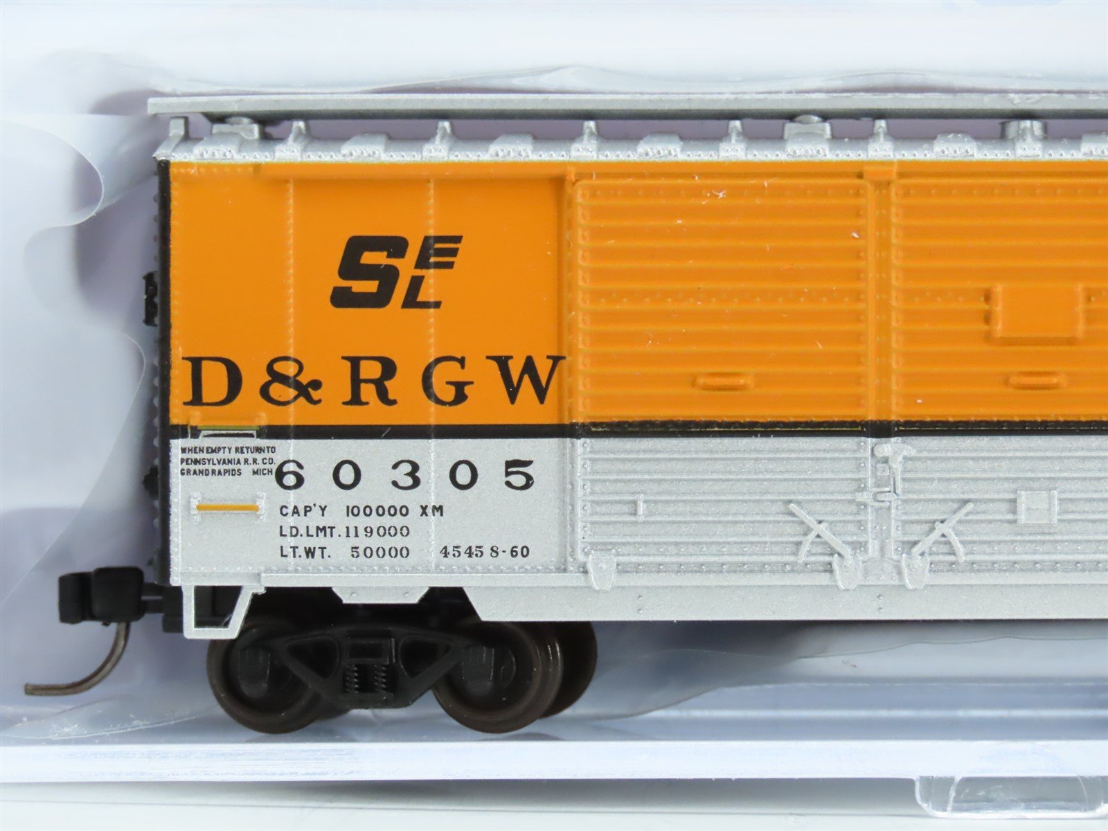 N Scale Atlas 50006193 D&RGW Rio Grande 40' Double Door Boxcar #60305
