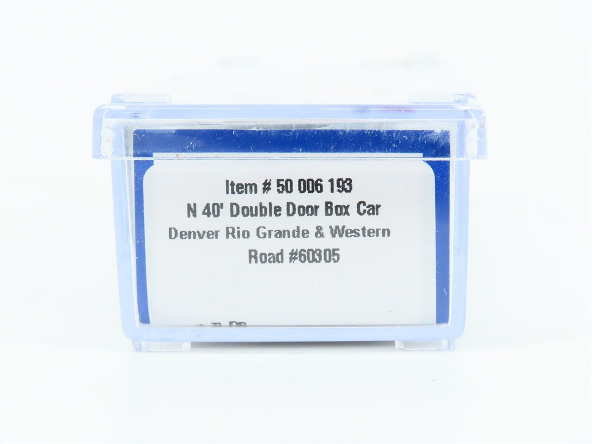 N Scale Atlas 50006193 D&amp;RGW Rio Grande 40&#39; Double Door Boxcar #60305